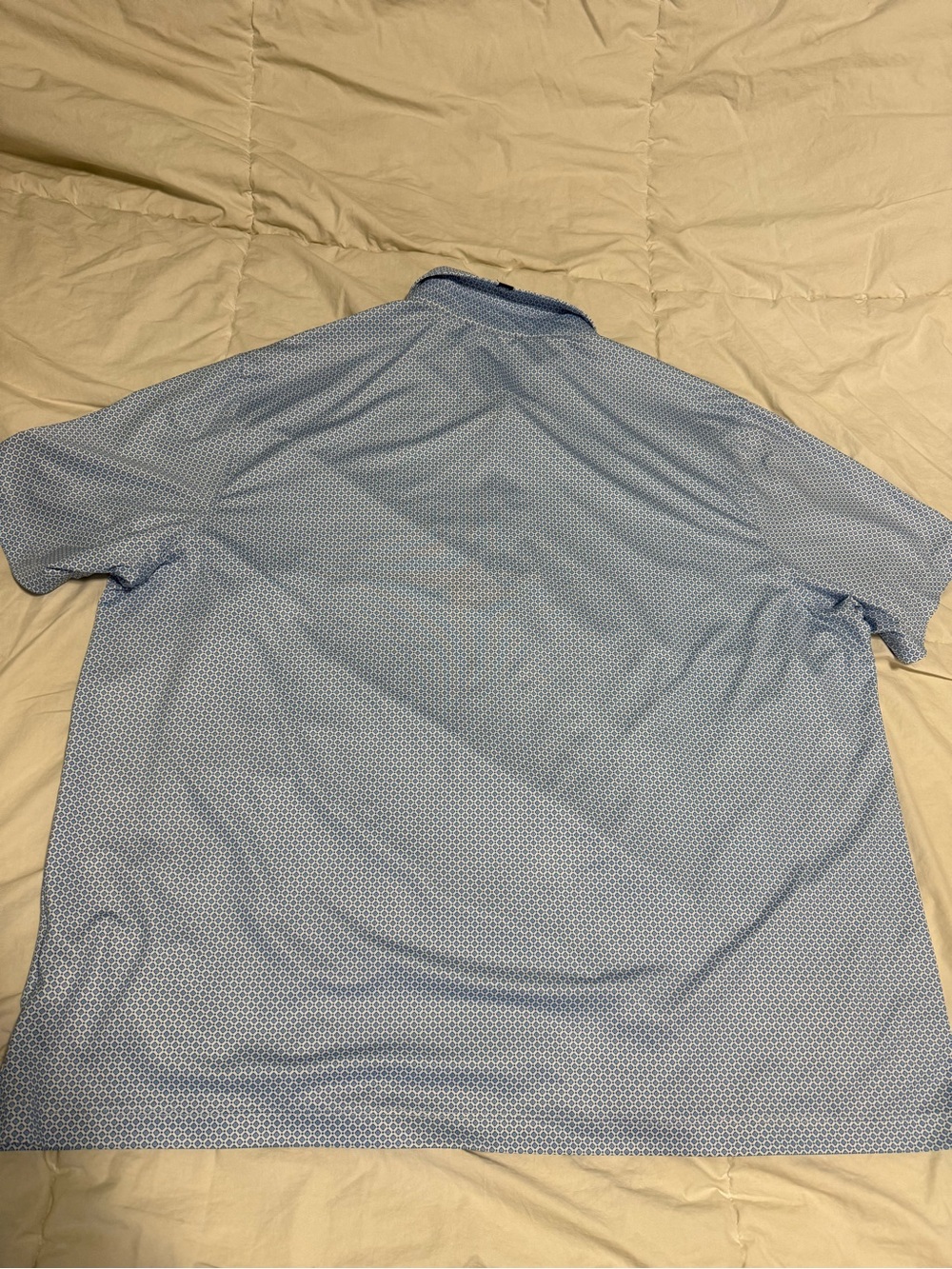 Cutter & Buck Light Blue Micro-Pattern Polo - Picture 5 of 5